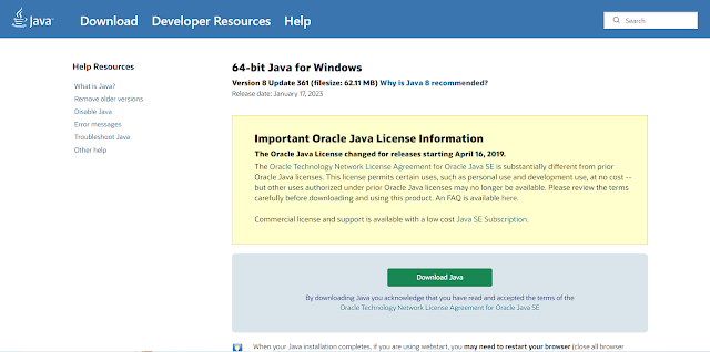 Download JAVA for DBT Fertilizer App